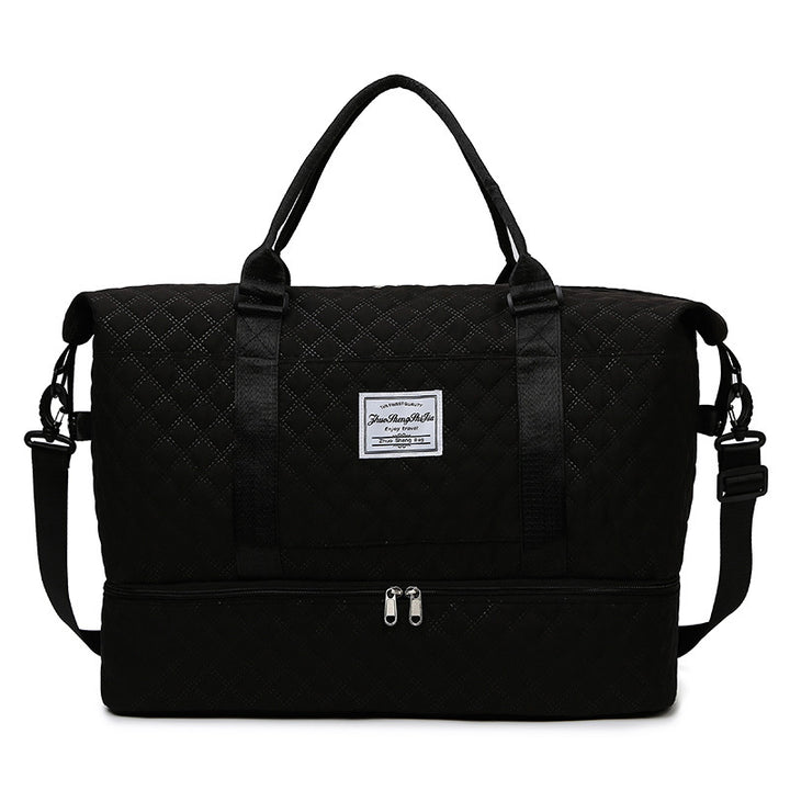 Stylish Quilted Gym Duffle Bag