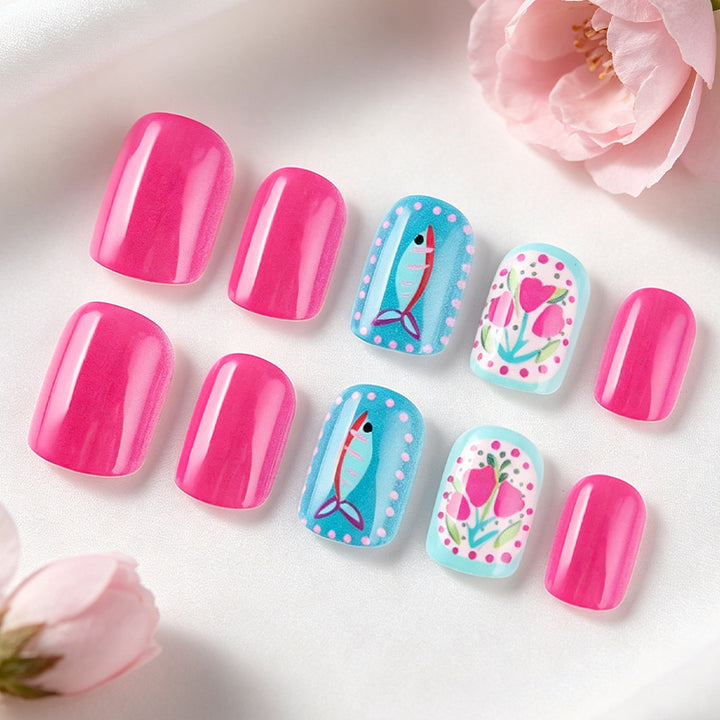 Artistic Floral Nail Art Stornfield