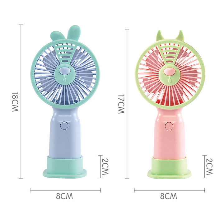 Unisex Portable Hand Fan with Cute Animal Design Stornfield