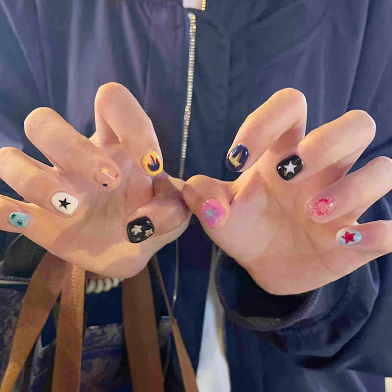 Playful Artistic Nail Art Design Set Stornfield