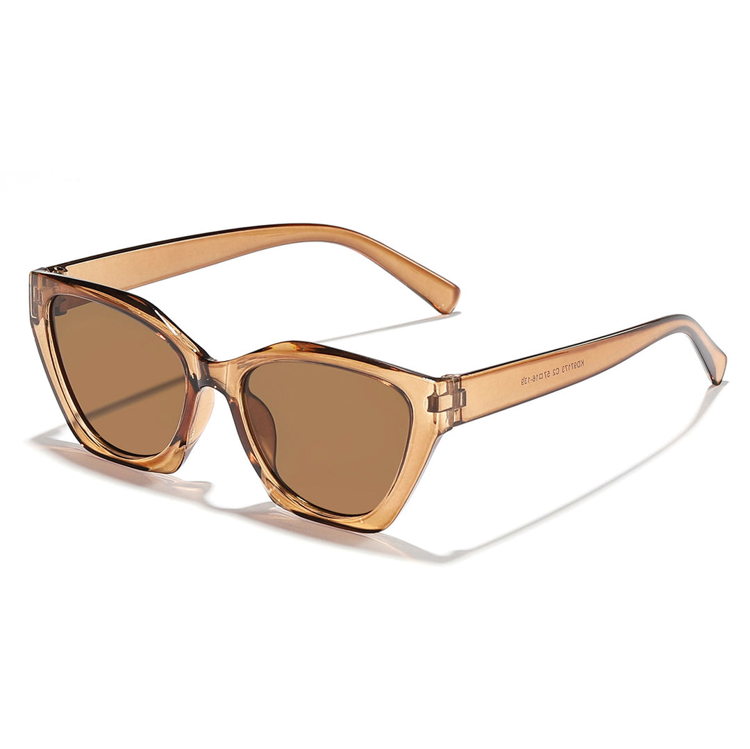 Women's geometric sunglasses with modern, hypoallergenic plastic frame Stornfield