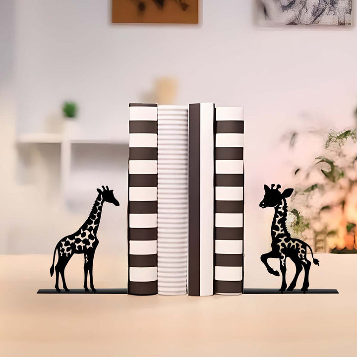 Artistic Giraffe Bookend