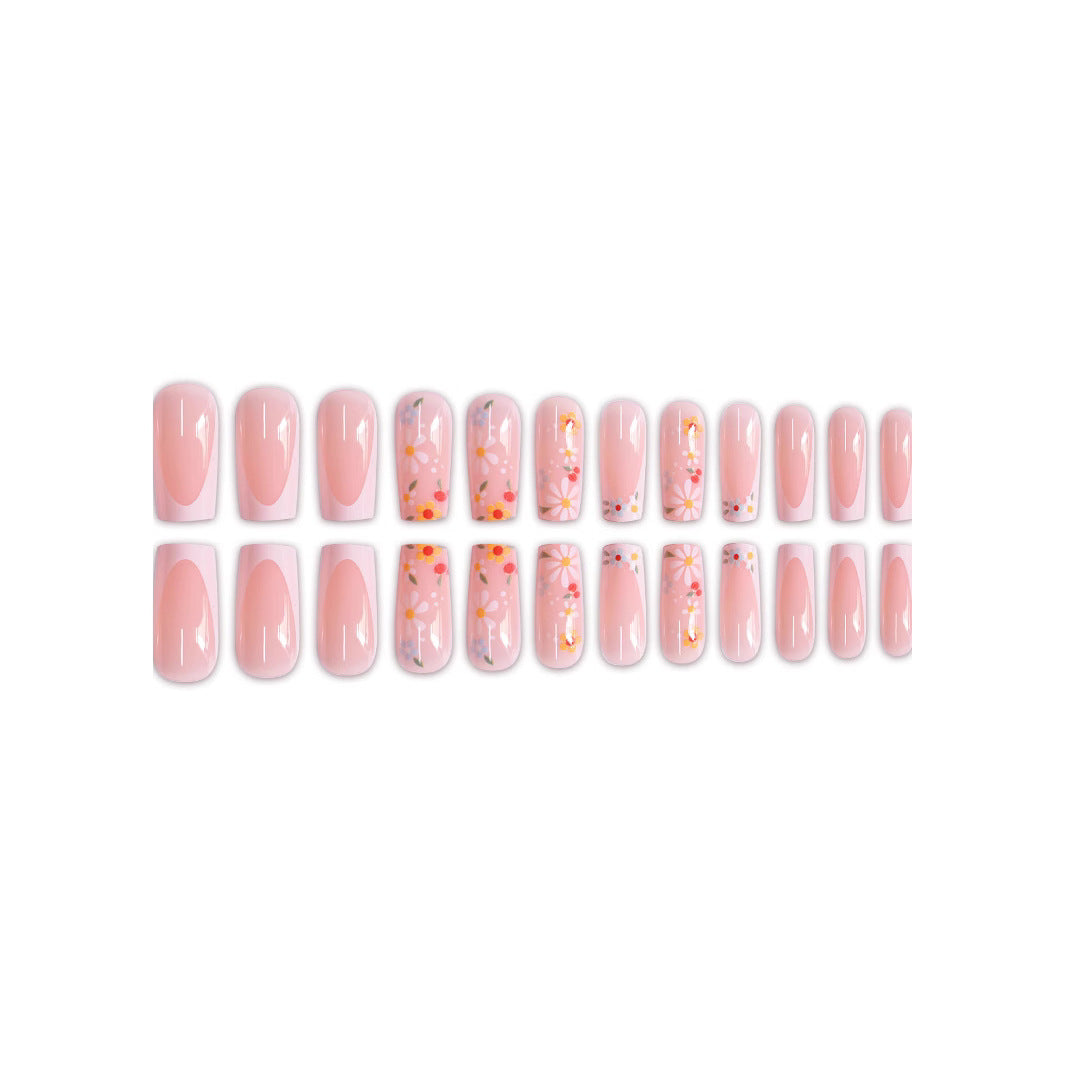 Floral Design Press-On Nail Art Stornfield