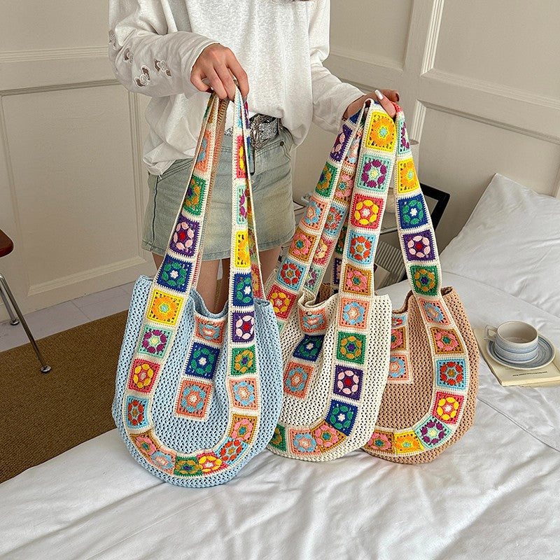Crochet Patchrk Sling Bag Stornfield