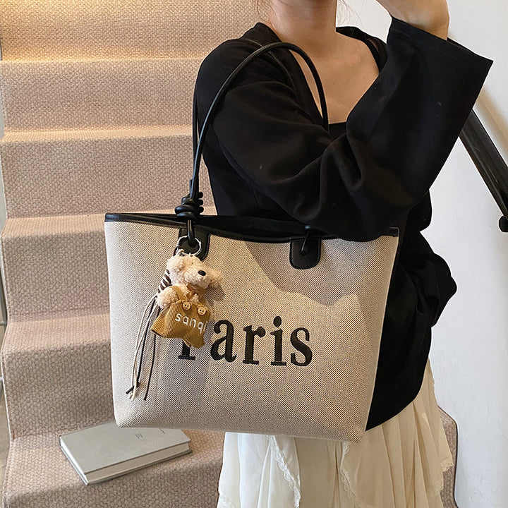 Elegant Paris Themed Tote Bag Stornfield