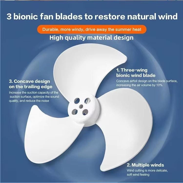 Women's Portable Fan with LED Lamp and USB Connection Stornfield