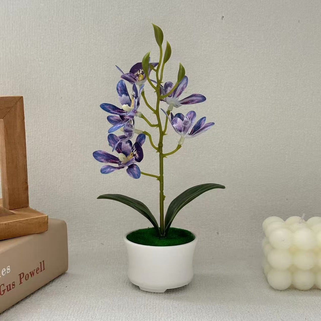 Realistic Orchid Decorative Plant