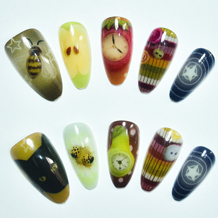 Artistic Themed Nail Art Extensions Stornfield