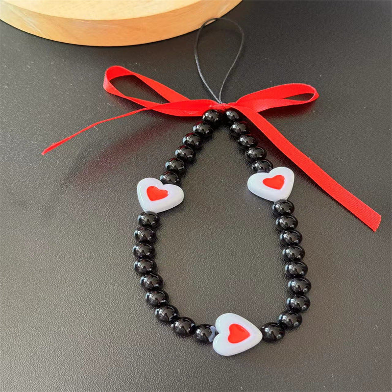 Heart-Themed Beaded Accessory Stornfield