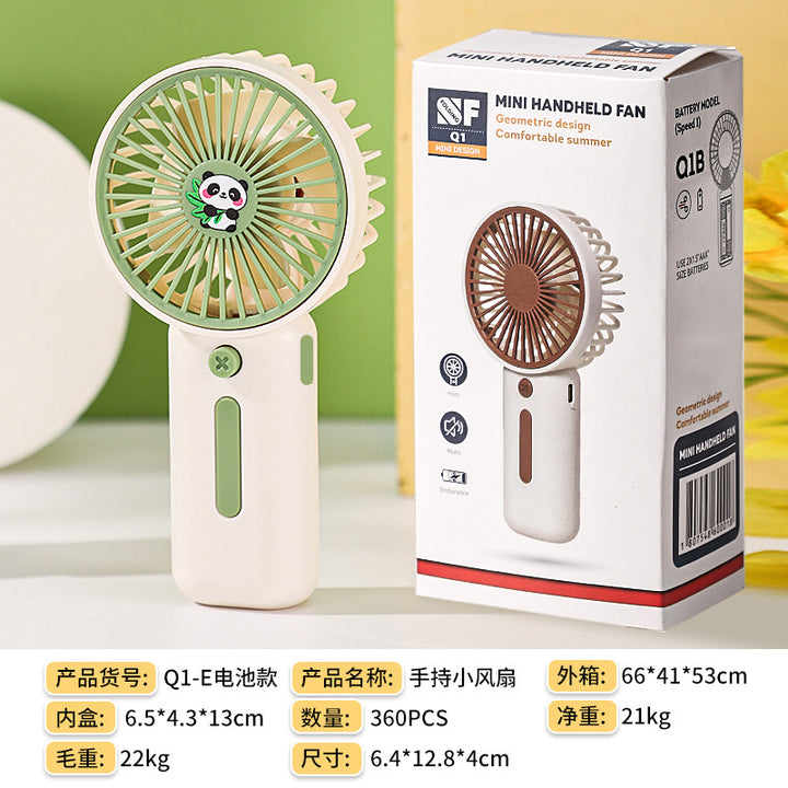 Women's Portable Mini Hand Fan in Creative Panda Design Stornfield