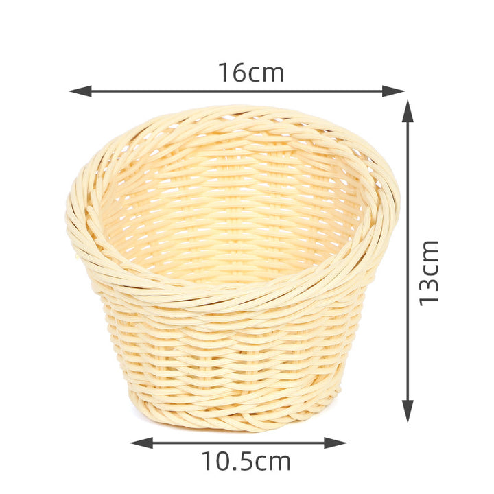 Decorative Woven Round Basket Stornfield