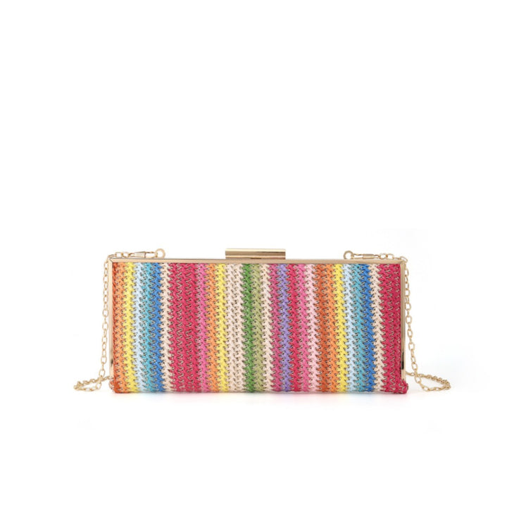Colorful Woven Clutch