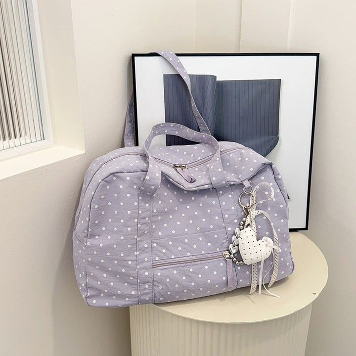Stylish Polka Dot Travel Duffle Bag Stornfield