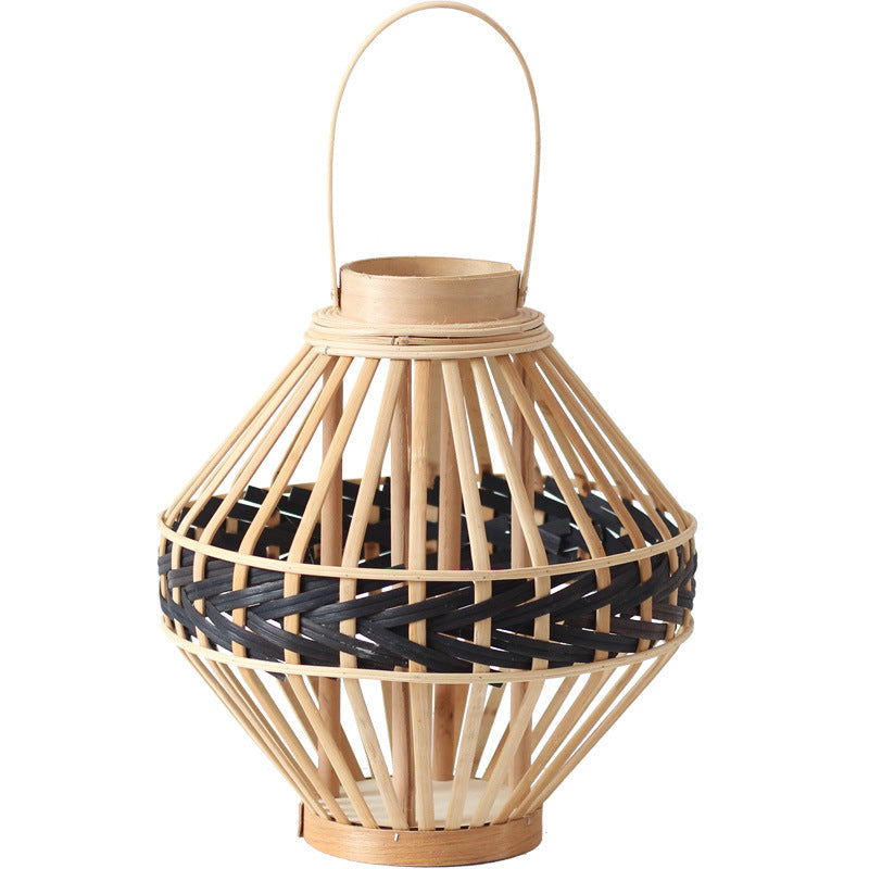 Decorative Rattan Lantern Stornfield