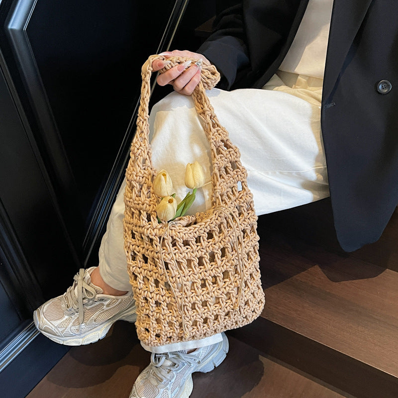 Fashionable Crocheted Tote Bag Stornfield