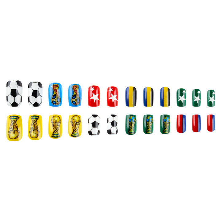Sports-Themed Nail Art Set Stornfield