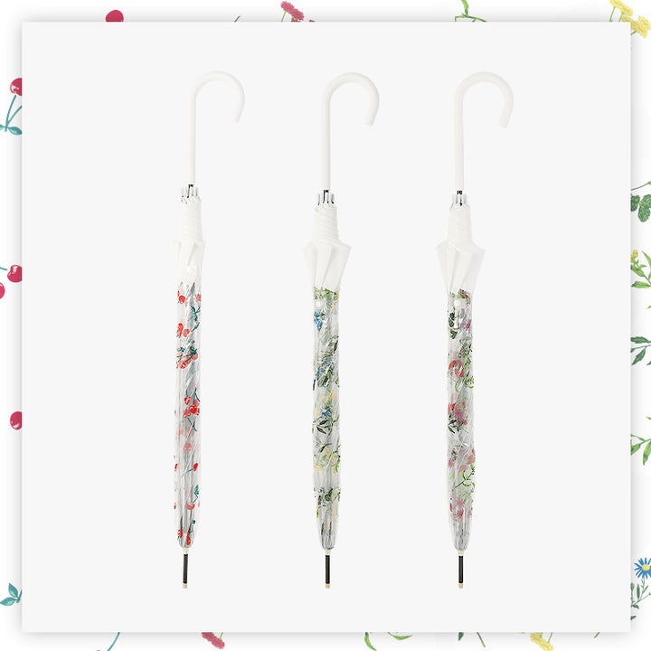 Women's Transparent Umbrella with Ergonomic Handle Stornfield