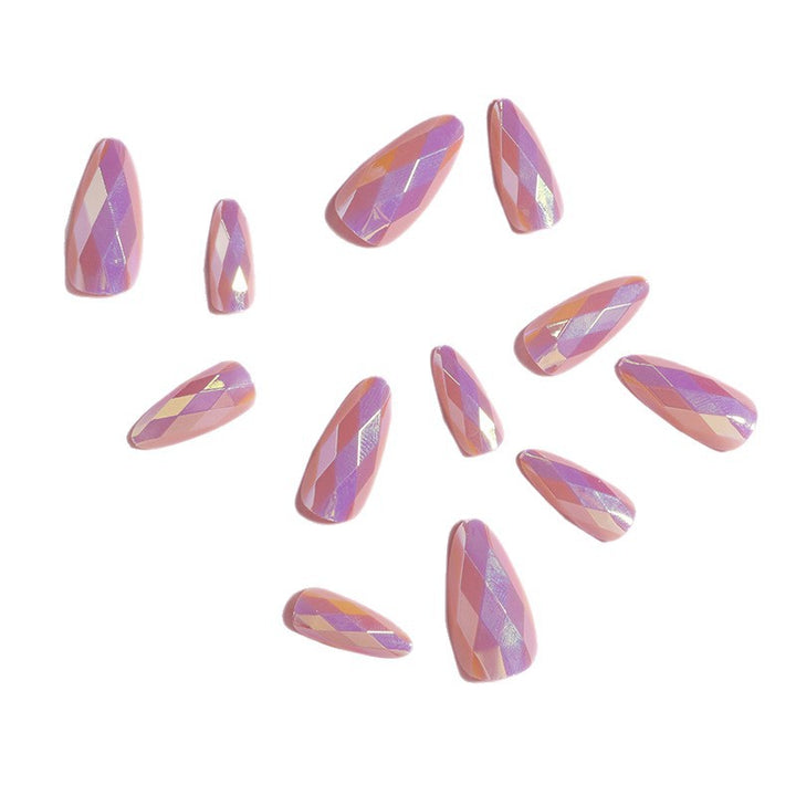 Glamorous Rhinestone-Accent Press-On Nails Stornfield