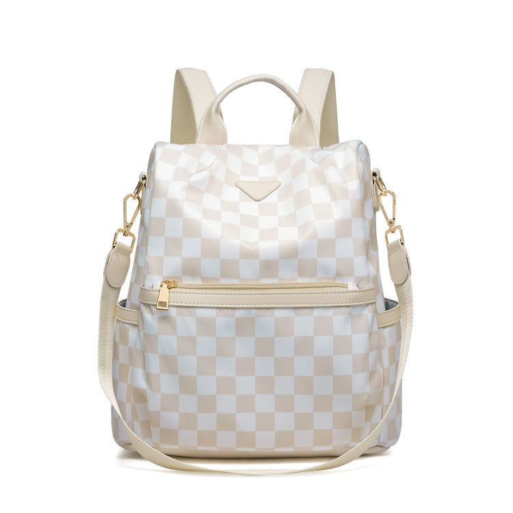 Stylish Checkered Backpack Stornfield