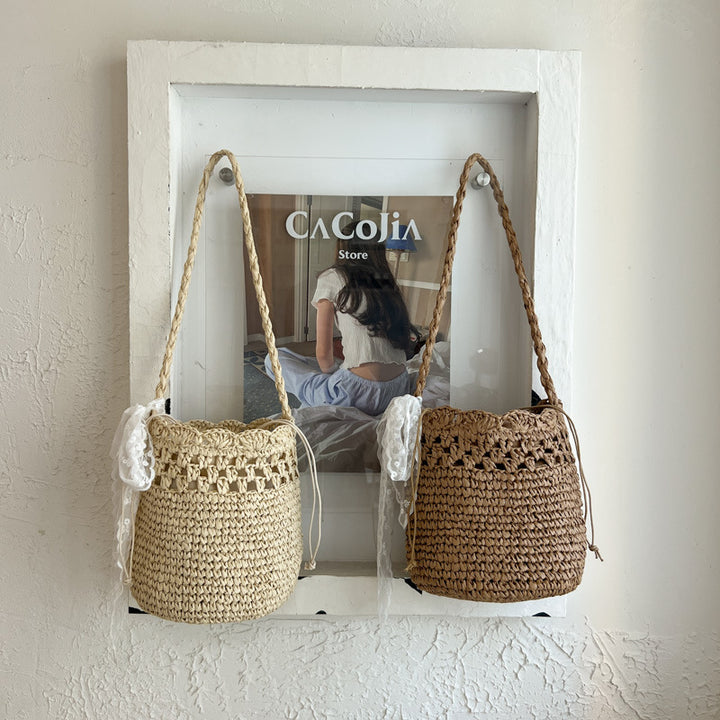 Handmade Braided Bucket Bag Stornfield