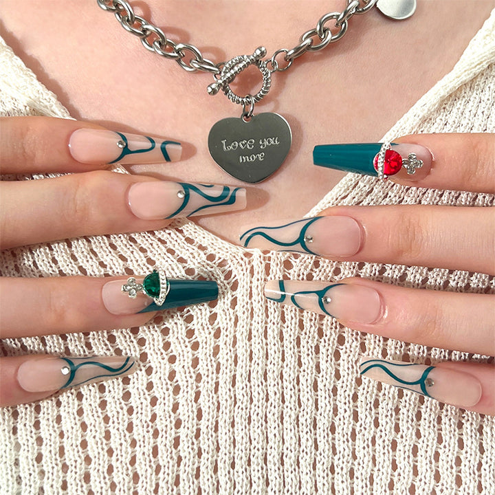 Artful nail decoration with elegant accents Stornfield