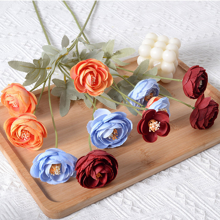 Artificial Velvet Flower Stem Arrangement