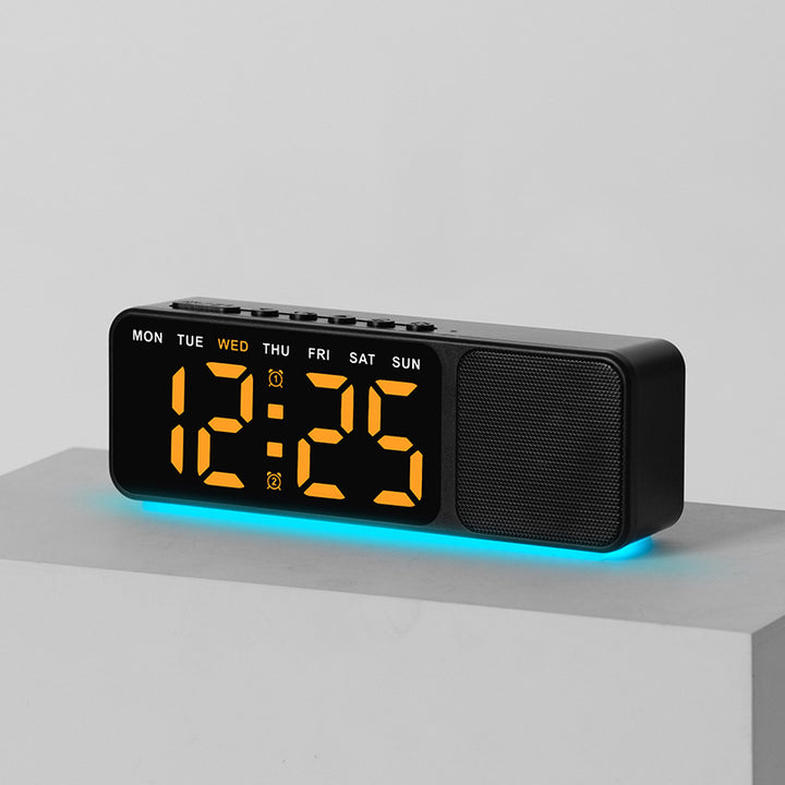 Digital LED alarm clock with multicolor lighting Stornfield