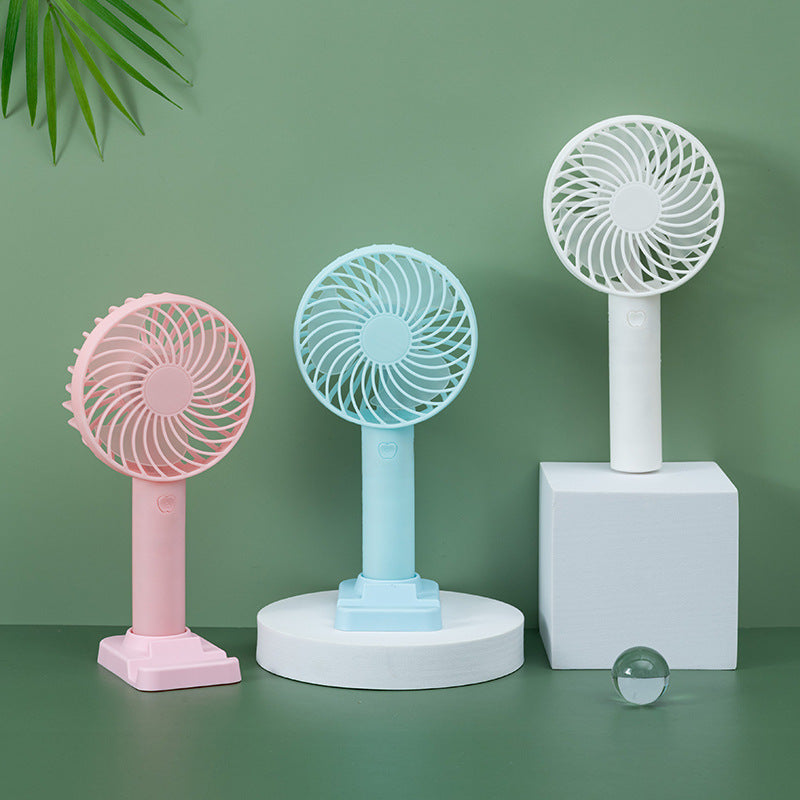 Unisex battery-operated portable fan with USB charging port and foldable stand Stornfield