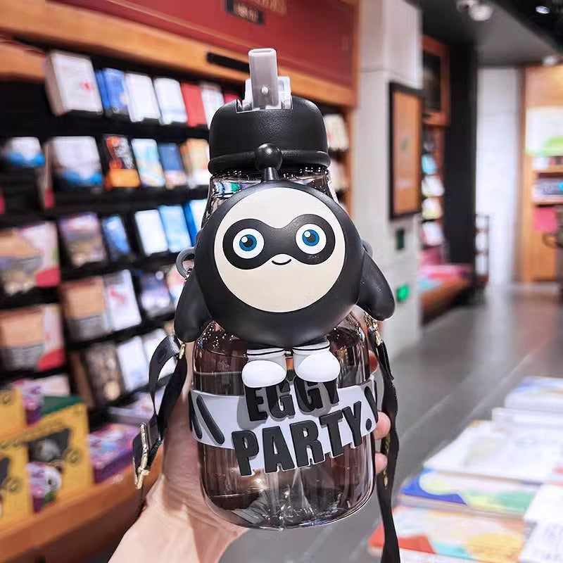 Women’s water bottle with interactive design and stylish character element Stornfield