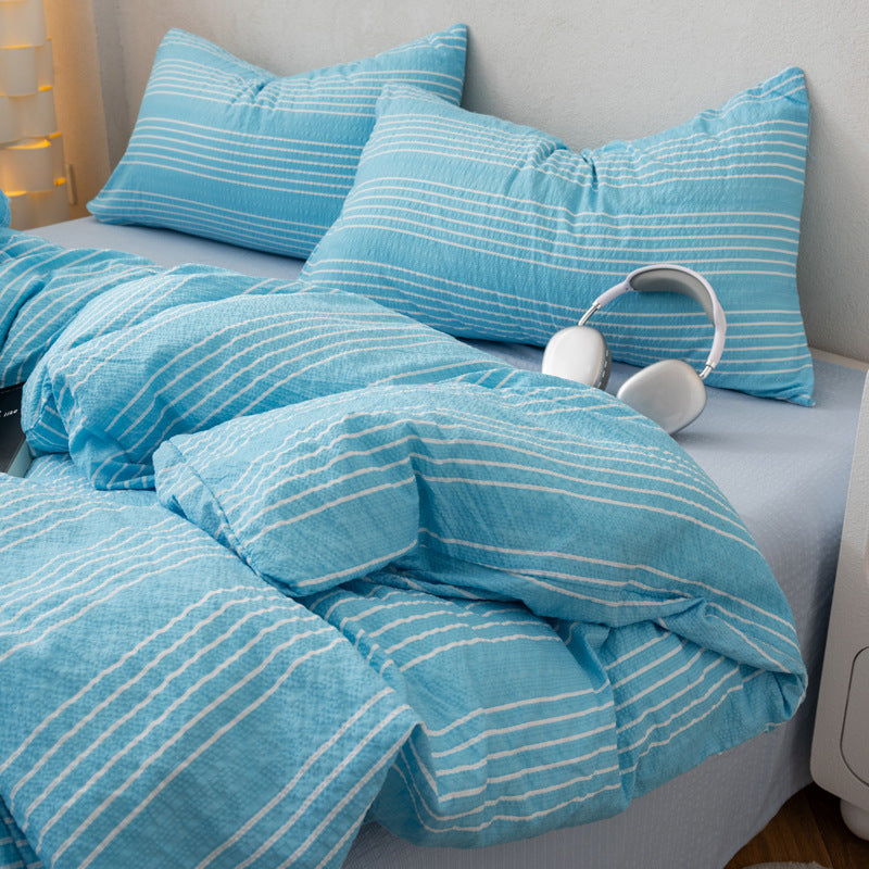 Lightweight Striped Comforter Set