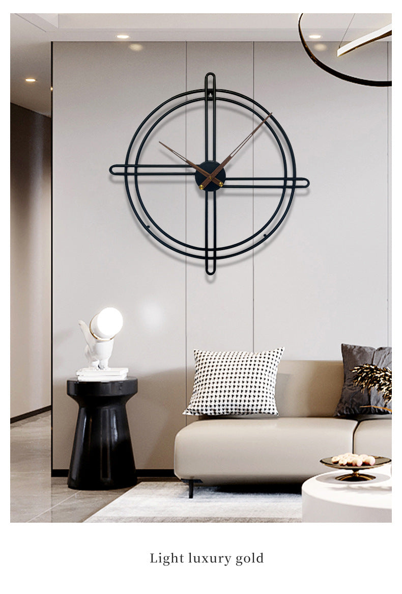 Stornfield | Large Nordic Decorative Wall Clock for Living Room 23 Inch