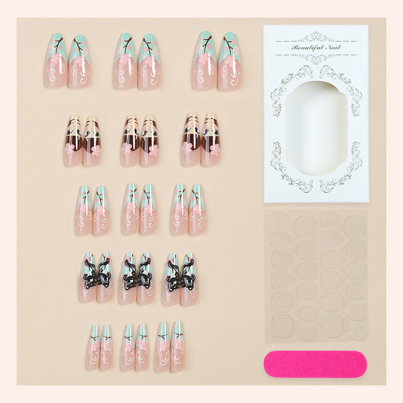 Artistic Press-On Nail Art Design Set Stornfield