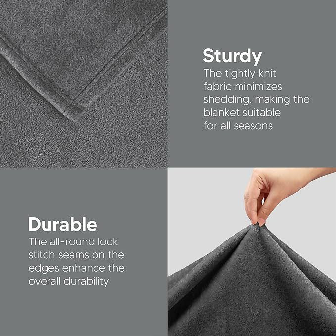 Ultra Soft Luxury Fleece Throw Blanket Stornfield
