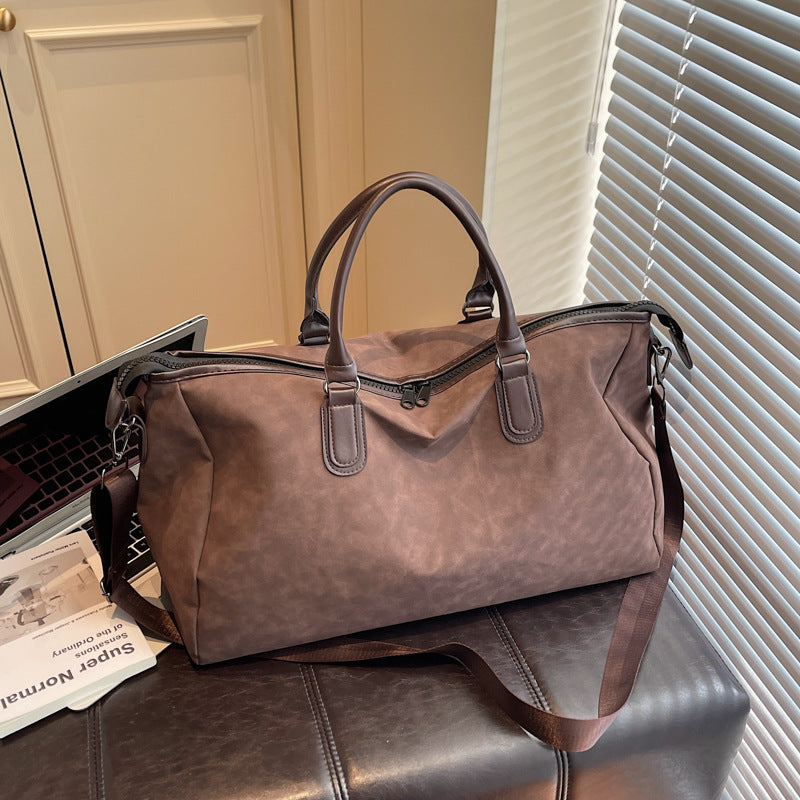 Durable Leather Travel Duffle Bag Stornfield