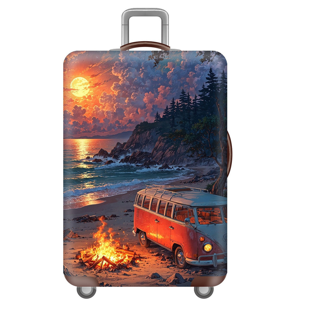 Unisex Hard Shell Suitcase with Dreamy Landscape Design Stornfield