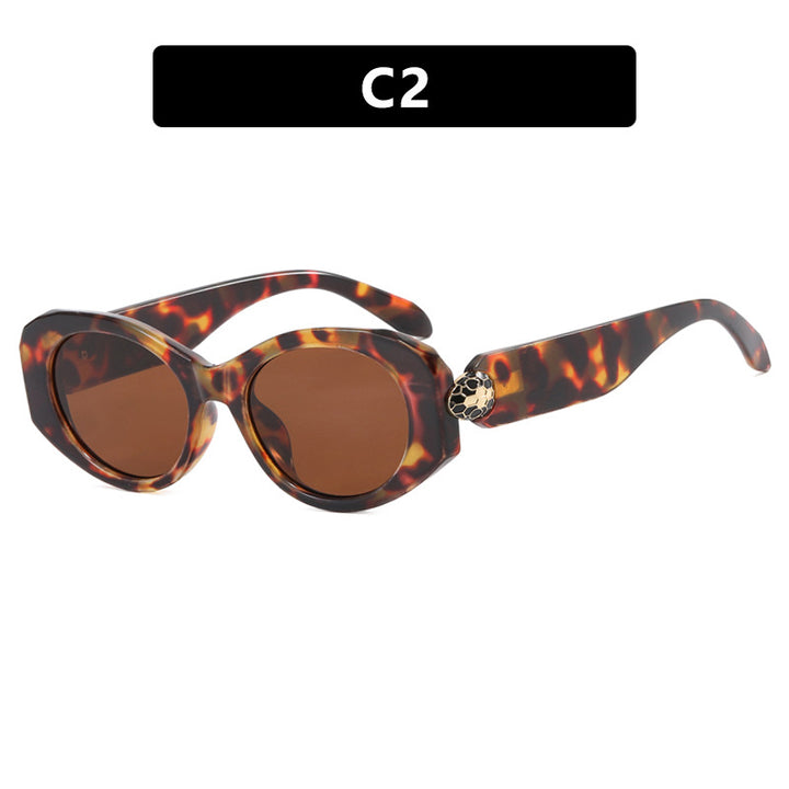 Women extravagant sunglasses in unique tortoiseshell pattern Stornfield
