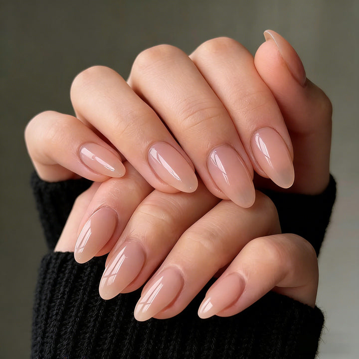 Premium Almond-Shaped Press-On Nail Enhancements Stornfield