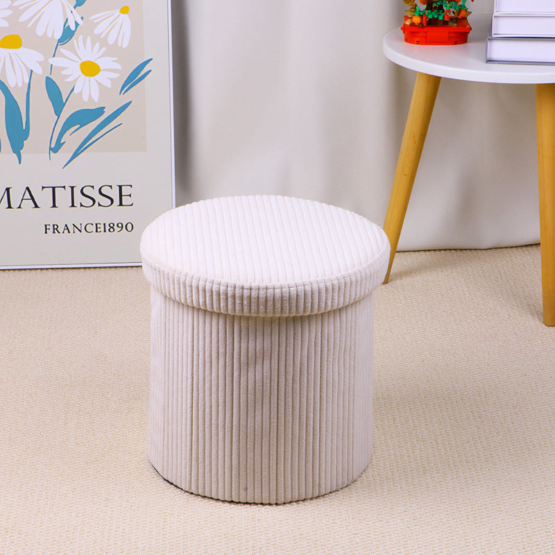 Elegant Upholstered Storage Stool Stornfield