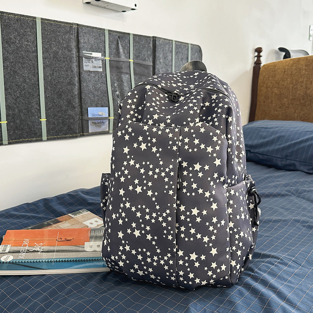 Casual Star-Patterned Backpack Stornfield 1791206130