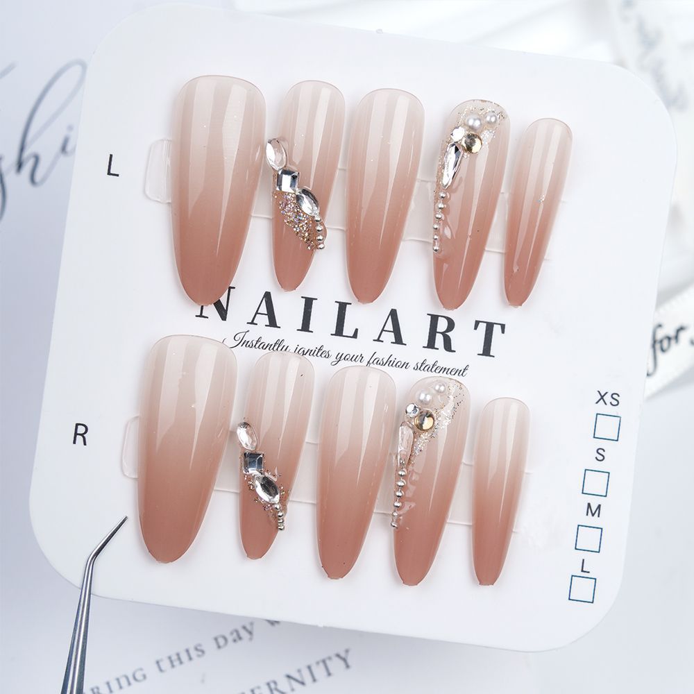Decorative 3D Butterfly Press-On Nails Stornfield