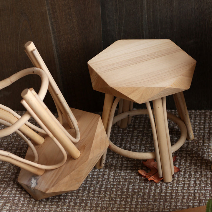 Modern stool made of high-quality Stornfield wood