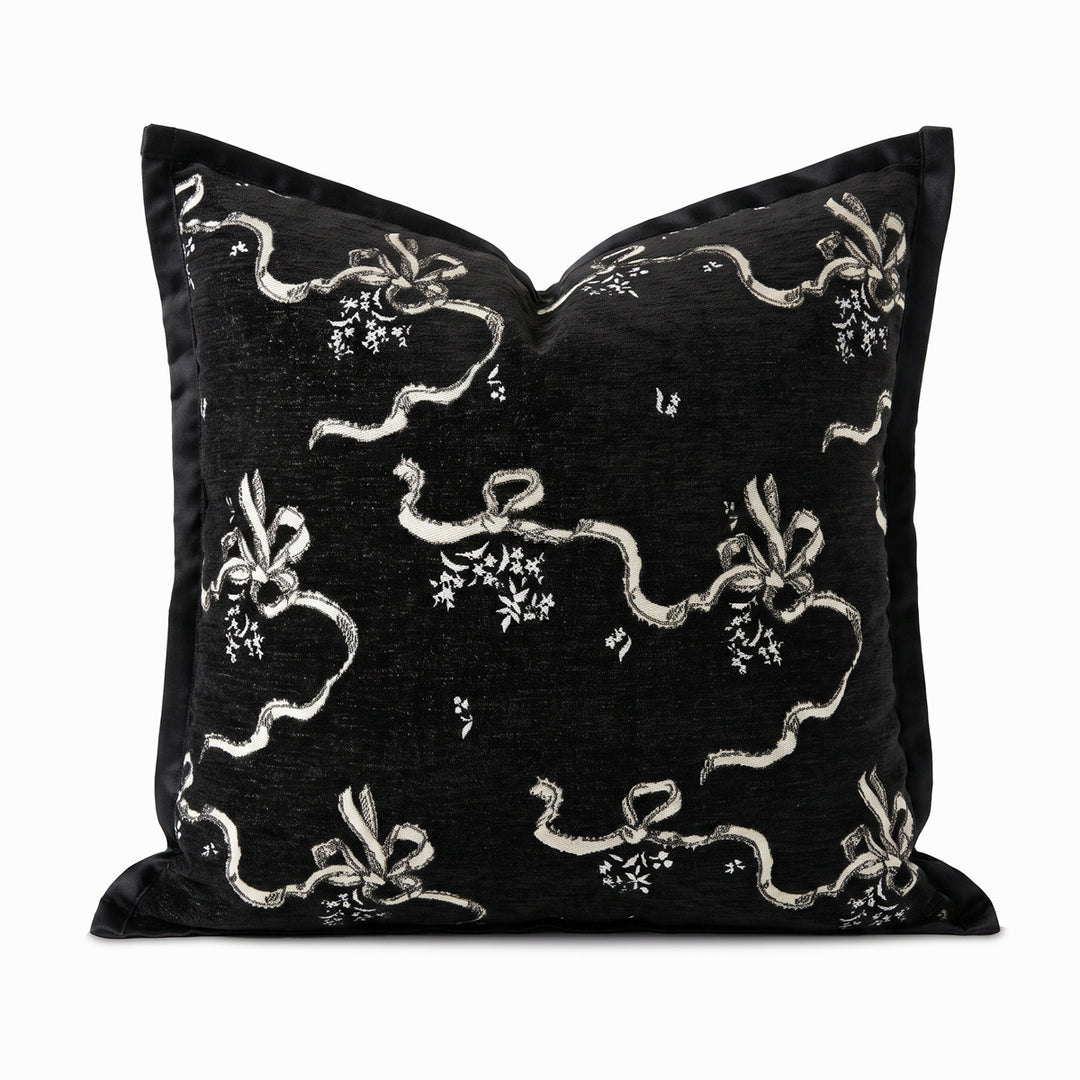 Decorative artificial leather pillow