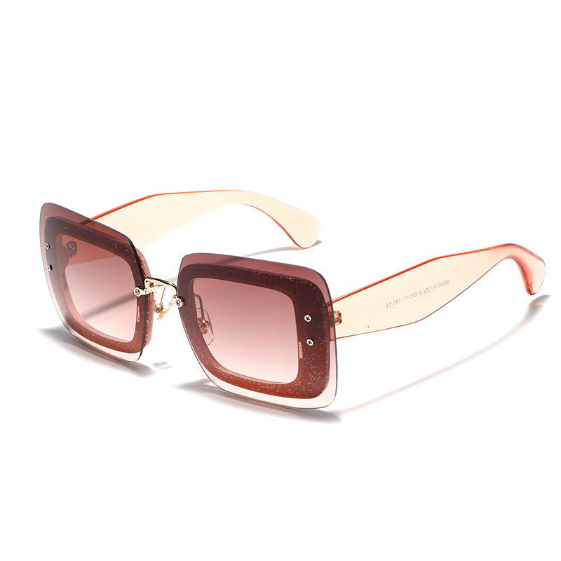 Women's square sunglasses with innovative frame Stornfield