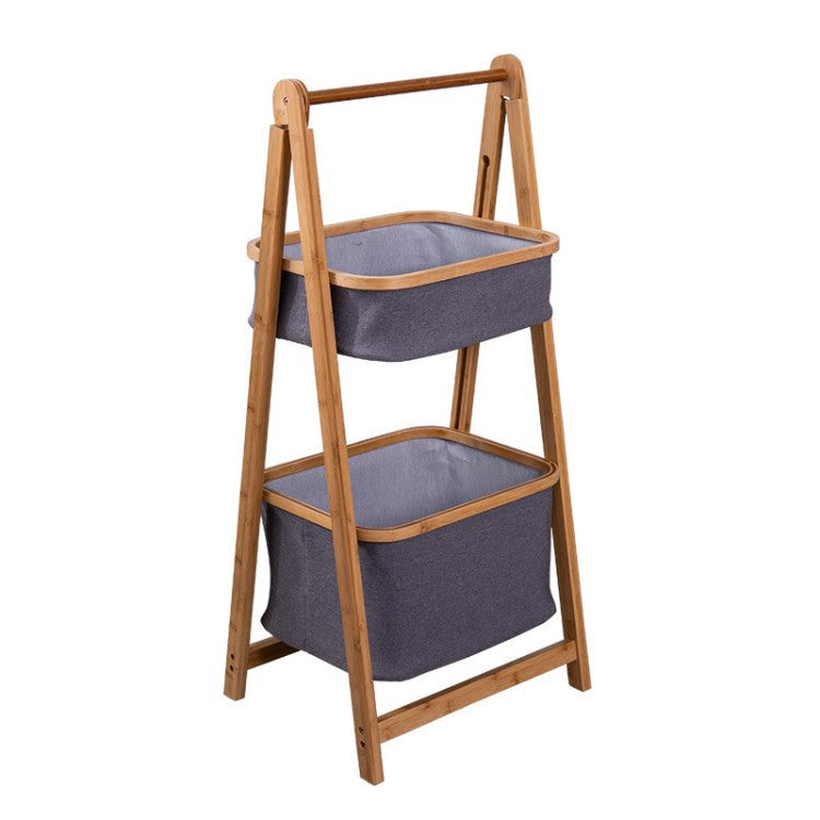 Elegant storage stand with two compartments Stornfield