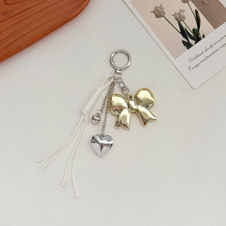 Elegant Bow Charm Keychain Stornfield