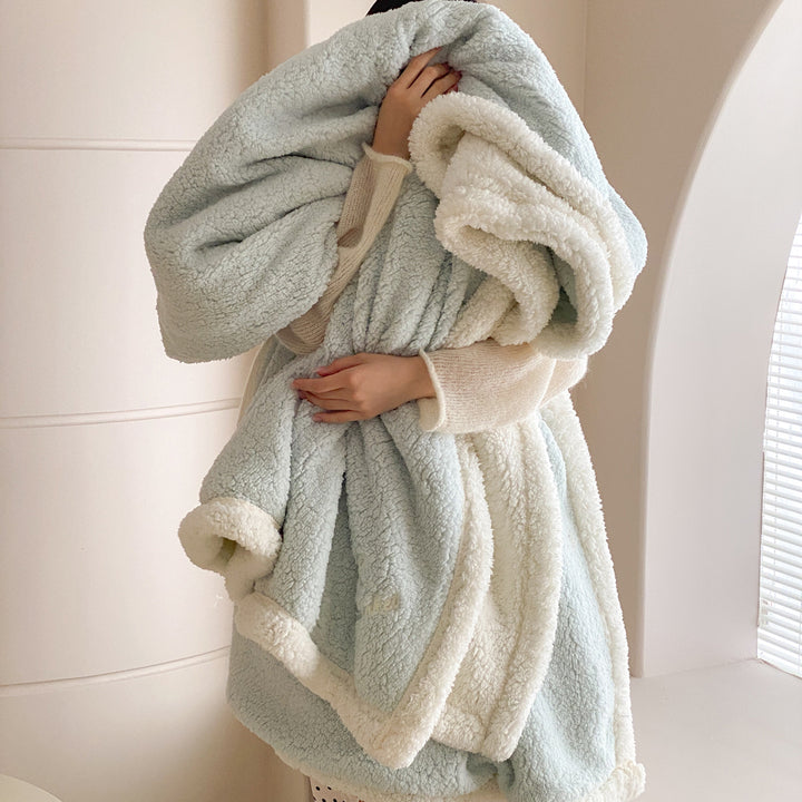 Oversized Sherpa Teddy Hooded Coat