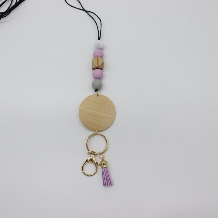 Beaded Keychain Lanyard with Decorative Tassel Stornfield