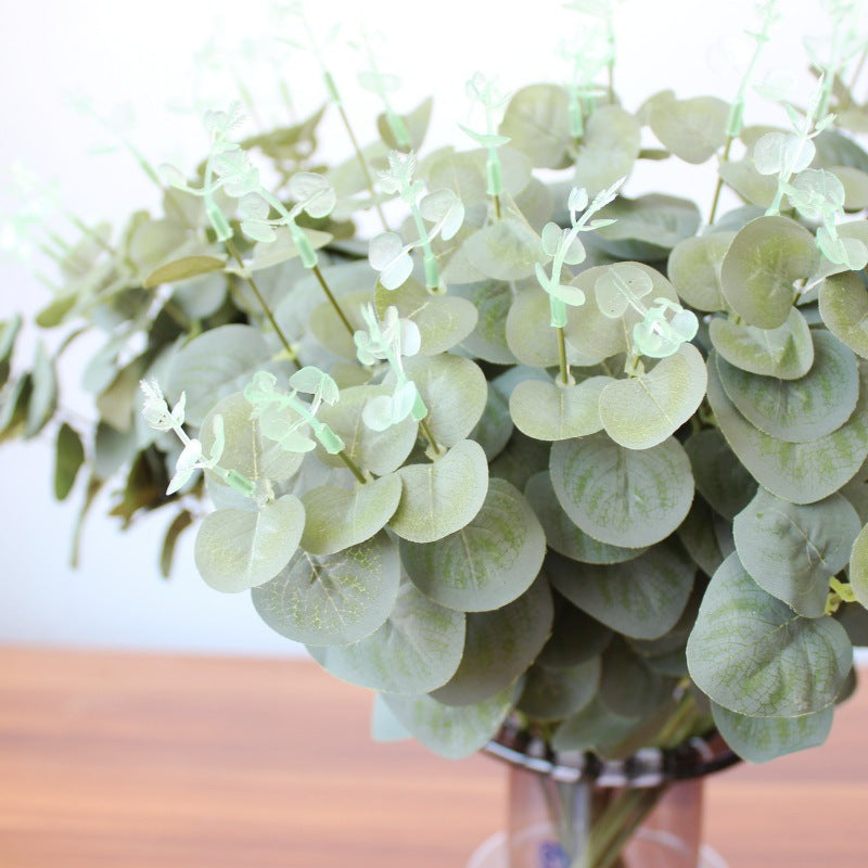 Decorative Eucalyptus and Leaf Arrangement