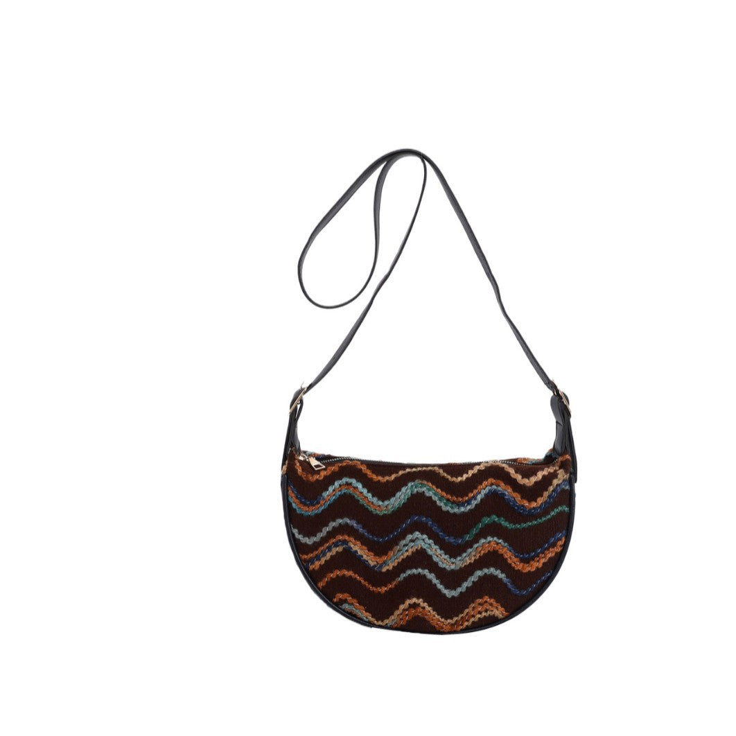 Vintage-Inspired Woven Crossbody Bag Stornfield