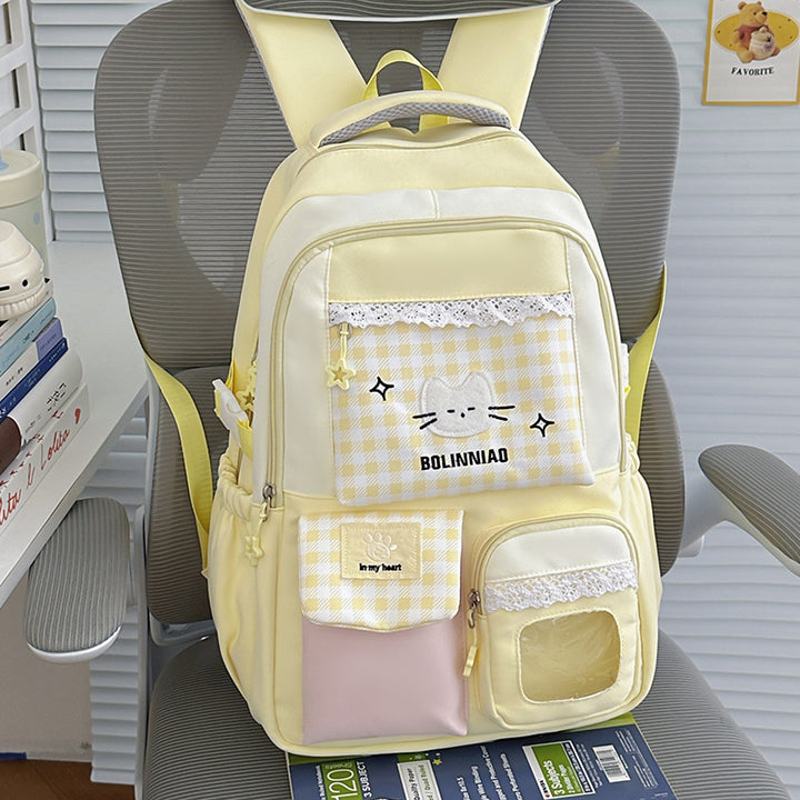 Cute Cartoon Cat-Themed Backpack Stornfield
